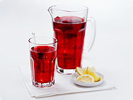 Tisane glacée rouge
