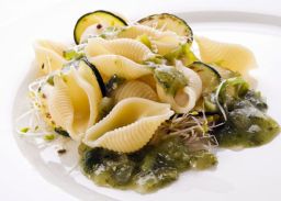 Nudelsalat mit Sprossen
