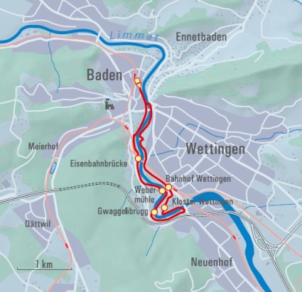 Skulpturenweg: Wanderkarte