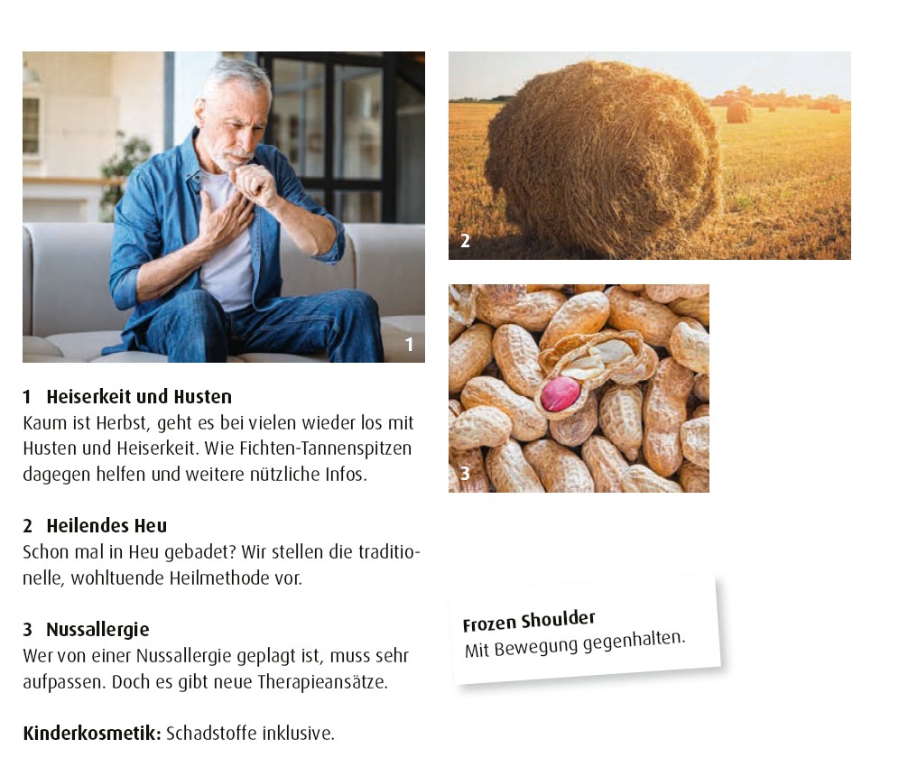 Vorschau Gesundheits-Nachrichten, Oktober 2025