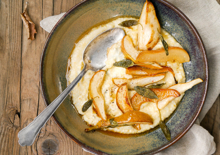 Polenta au gorgonzola 