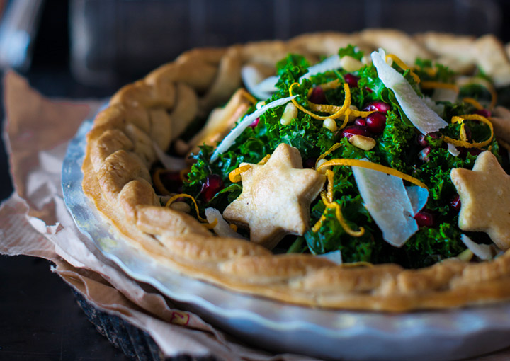 Tarte au chou vert