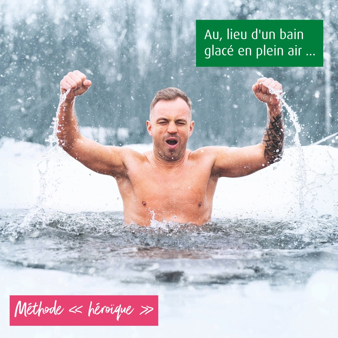 Au, lieu d'un bain glacé en plein air... (Foto: 123RF/grinvalds)