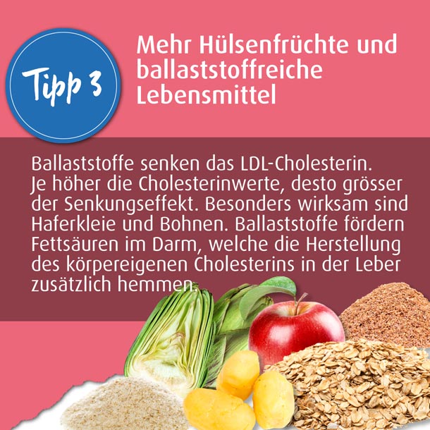 Mehr Hülsenfrüchte und Ballaststoffe essen