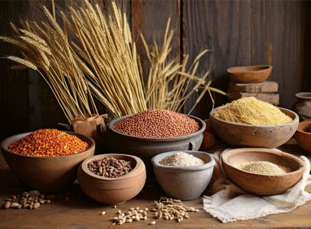 Getreide und Hüldenfrüchte