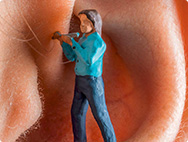 A.Vogel Tinnitus Tinnitus: Quälgeist im Ohr. (Foto: Fotolia, A.Ilmberger)