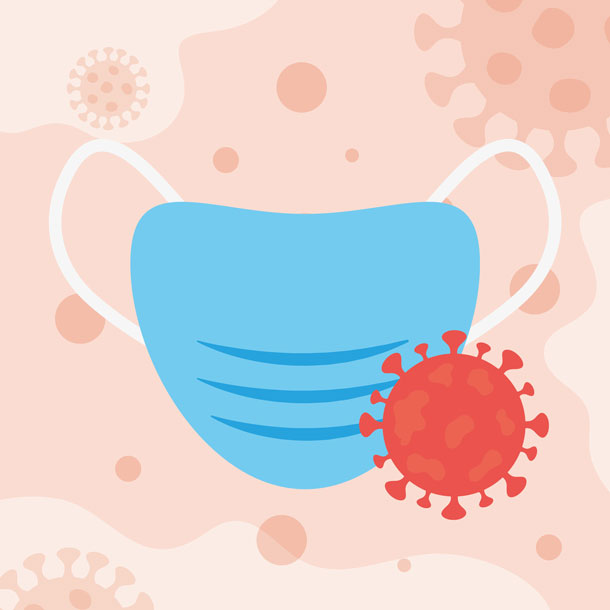 Les masques de protection peuvent protéger contre les infections par gouttelettes.