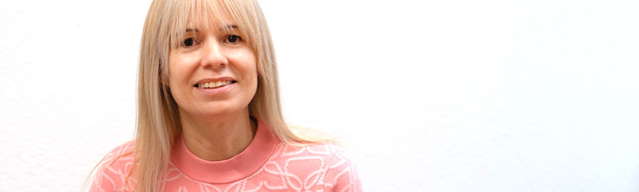 Portrait: Monia Lanzilotti, Abteilung Konfektionierung